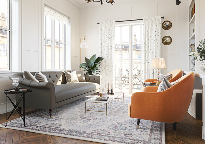 Ink Spots, Contrast - Made to Measure Curtains - Image 8